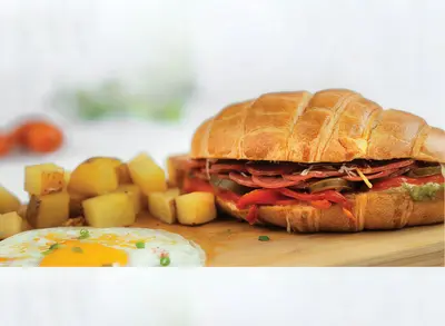Beef Pepperoni Croissant